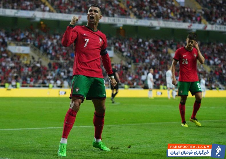 رونالدو ؛ شادی های گل رونالدو پس از دبل برابر ایرلند در بازی دوستانه