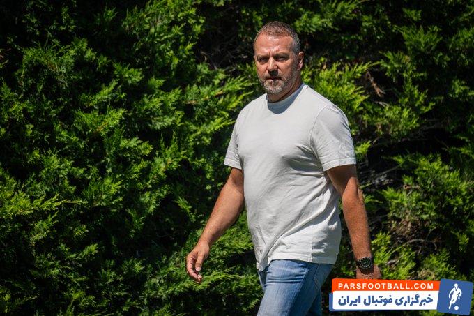 فلیک ؛ حضور هانسی فلیک در تمرین جوانان بارسلونا