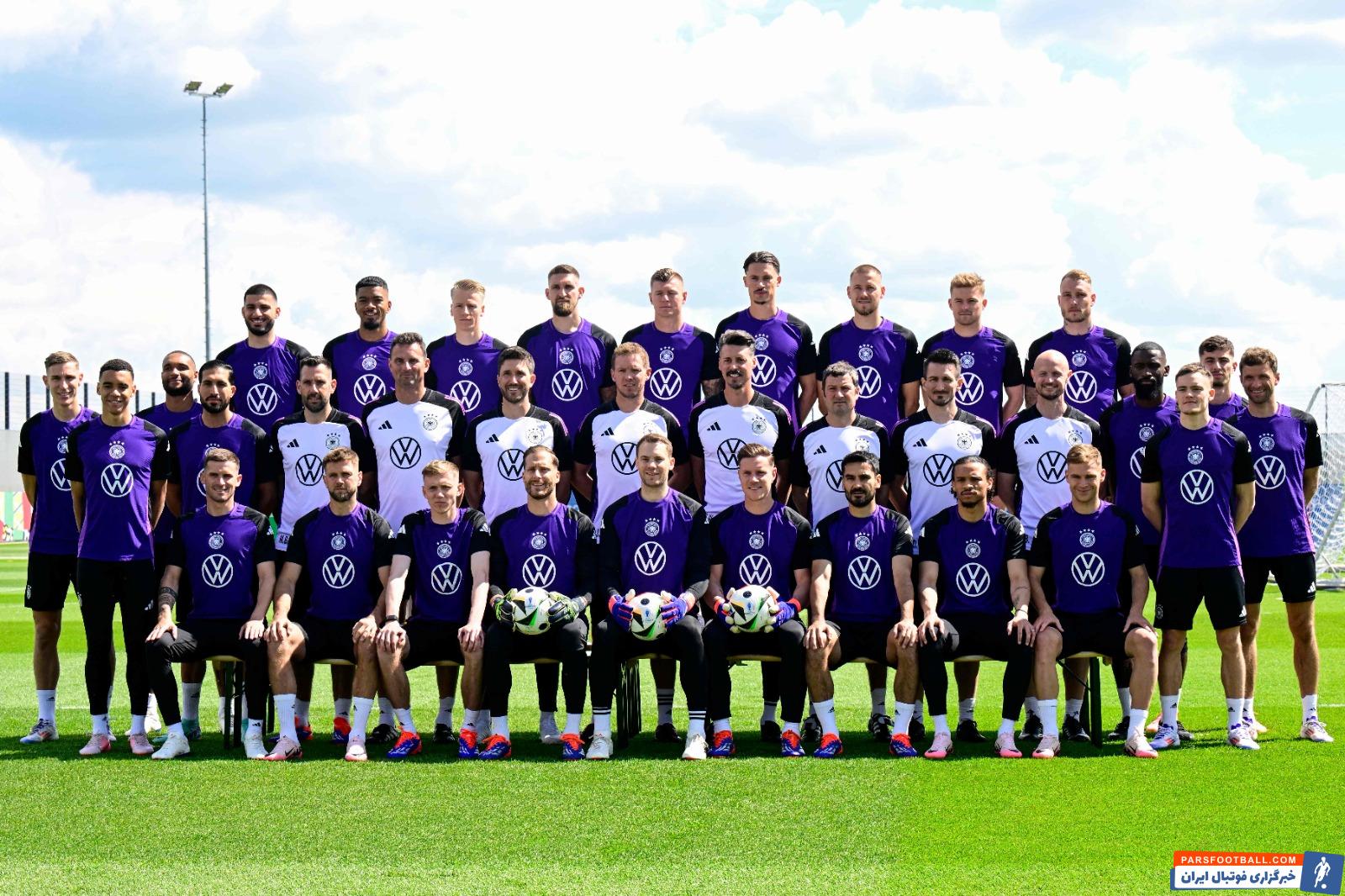 آلمان ؛ عکس تیمی آلمان برای رقابت های یورو 2024