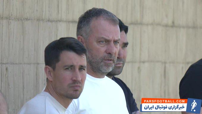 فلیک ؛ حضور هانسی فلیک در تمرین جوانان بارسلونا 