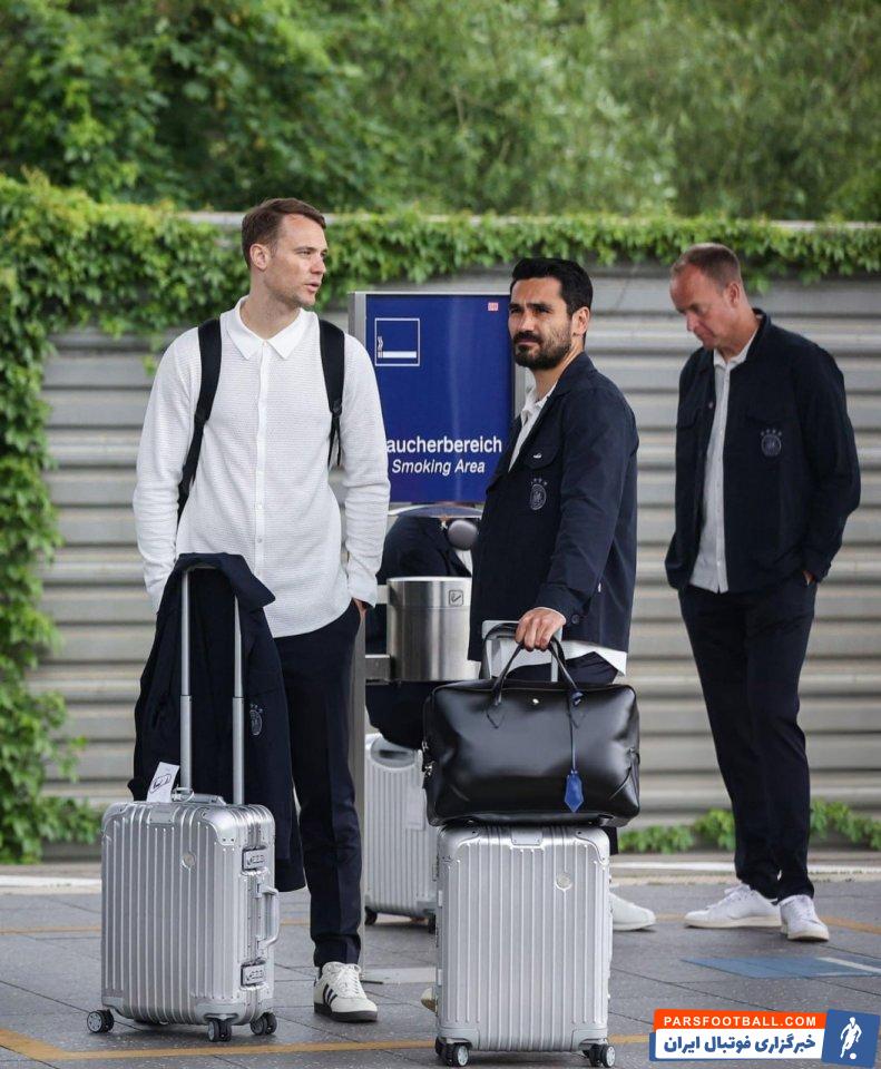 آلمان ؛ معطل شدن بازیکنان تیم ملی آلمان برای ساعت ها در ایستگاه قطار