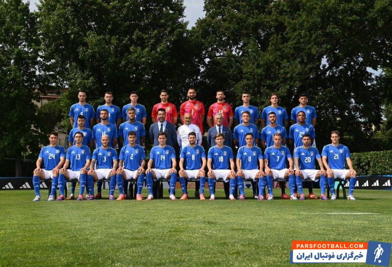 ایتالیا ؛ عکس تیمی رسمی ایتالیا پیش از حضور در آلمان