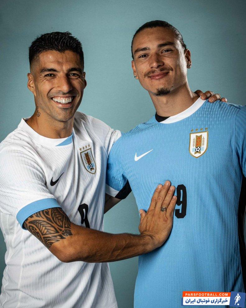 نونیز ؛ اهدای شماره پیراهن نه اروگوئه از سوی داروین نونیز به لوییز سوارز