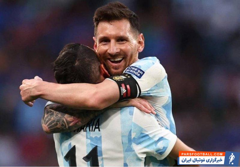 مسی ؛ اسکالونی : باید از مسی و دیماریا در زمان حضورشان در فوتبال لذت برد