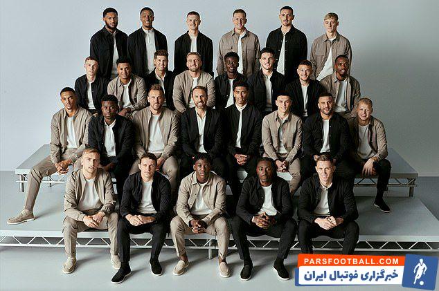 انگلیس ؛ عکس تیمی انگلیس با لباس های رسمی مارکس اند اسپنسر برای یورو 2024