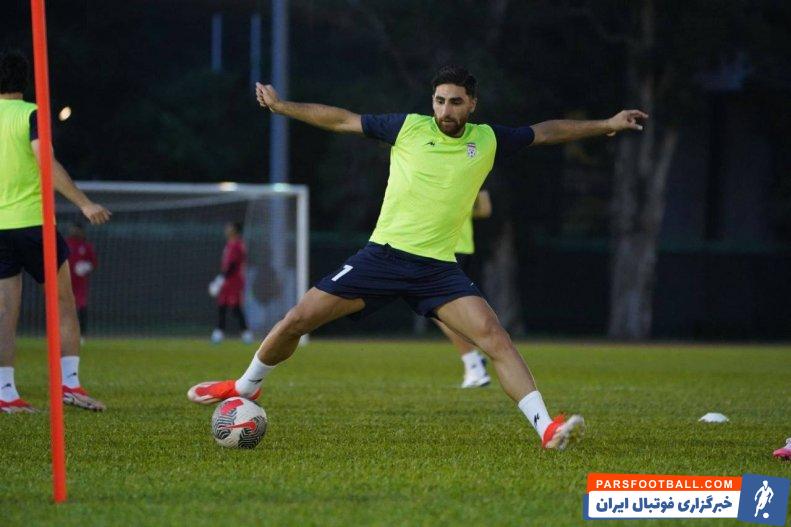 جهانبخش با انگیزه بالا در تمرین تیم ملی