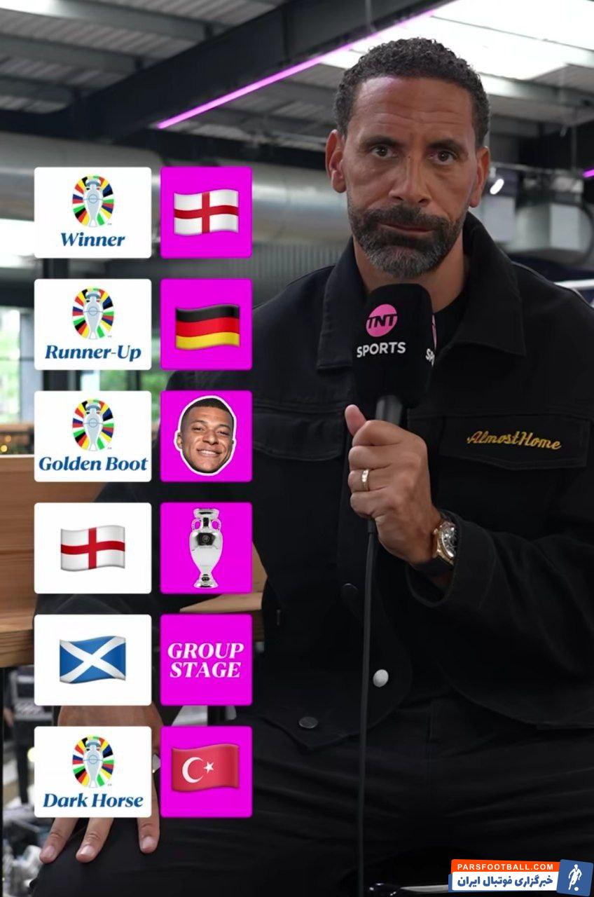 فردیناند ؛ انگلیس قهرمان رقابت های یورو 2024 از دید ریو فردیناند