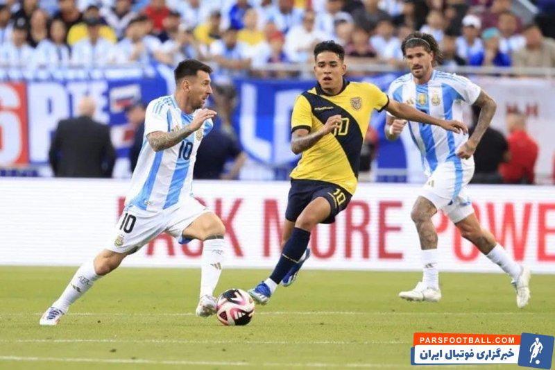 مسی ؛ لیونل مسی و اهدای پیراهنش به کندری پائز بازیکن جوان اکوادور