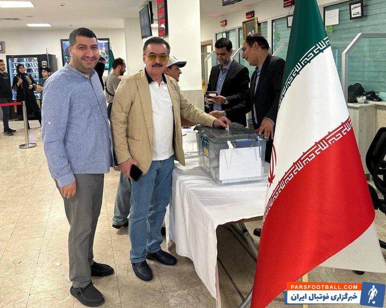 عکس | رای دادن این فوتبالی در ترکیه