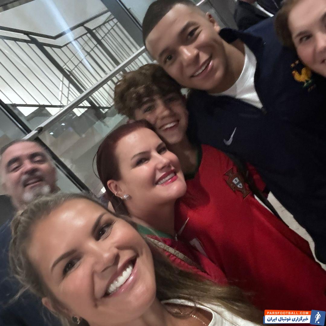 خانواده کریسیتیانو رونالدو و کیلیان امباپه