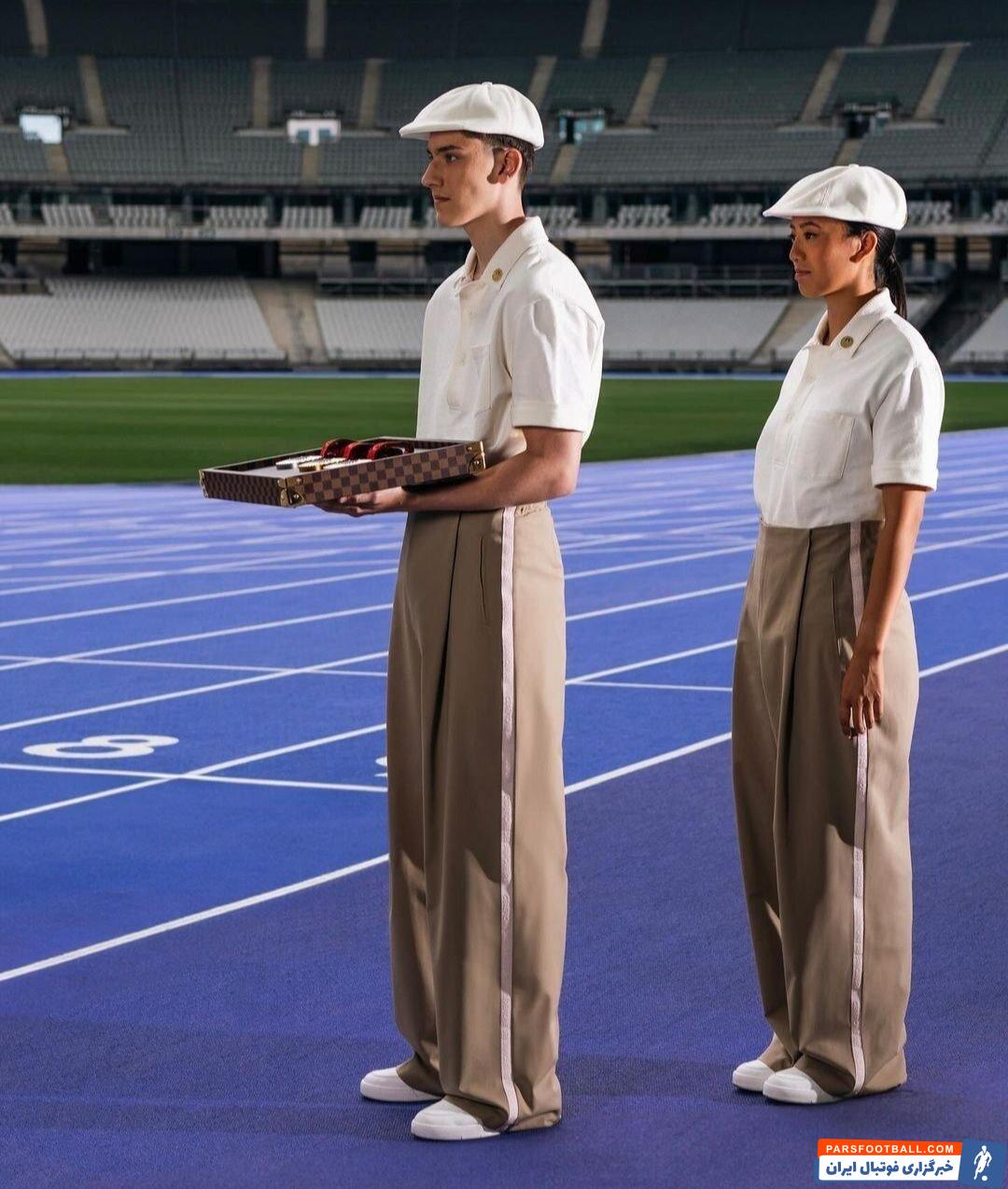 لباس داوطلبانِ اهدای مدال در المپیک پاریس رونمایی شد + عکس