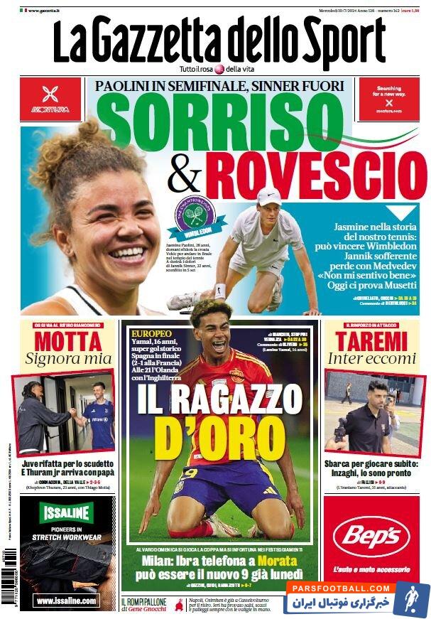 طارمی تیتر روزنامه ایتالیایی شد