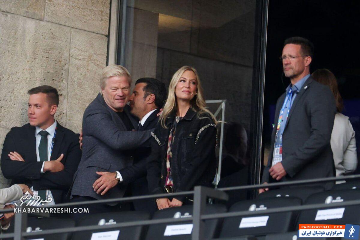 تصاویر| حضور چهره‌های معروف حاضر در المپیااشتادیون برلین برای تماشای بازی اسپانیا - انگلیس