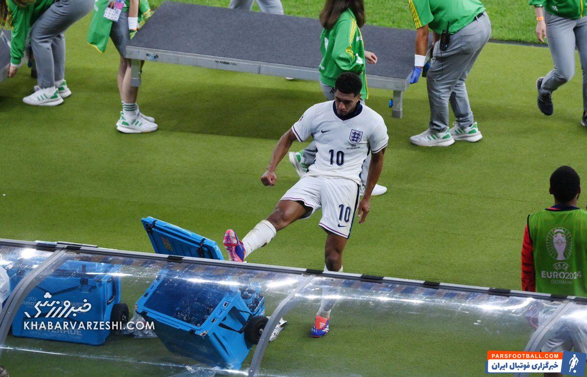 رفتار عجیب ستاره انگلیسی؛ جود به سطل آشغال لگد زد/ جام به خانه نرسید! +عکس