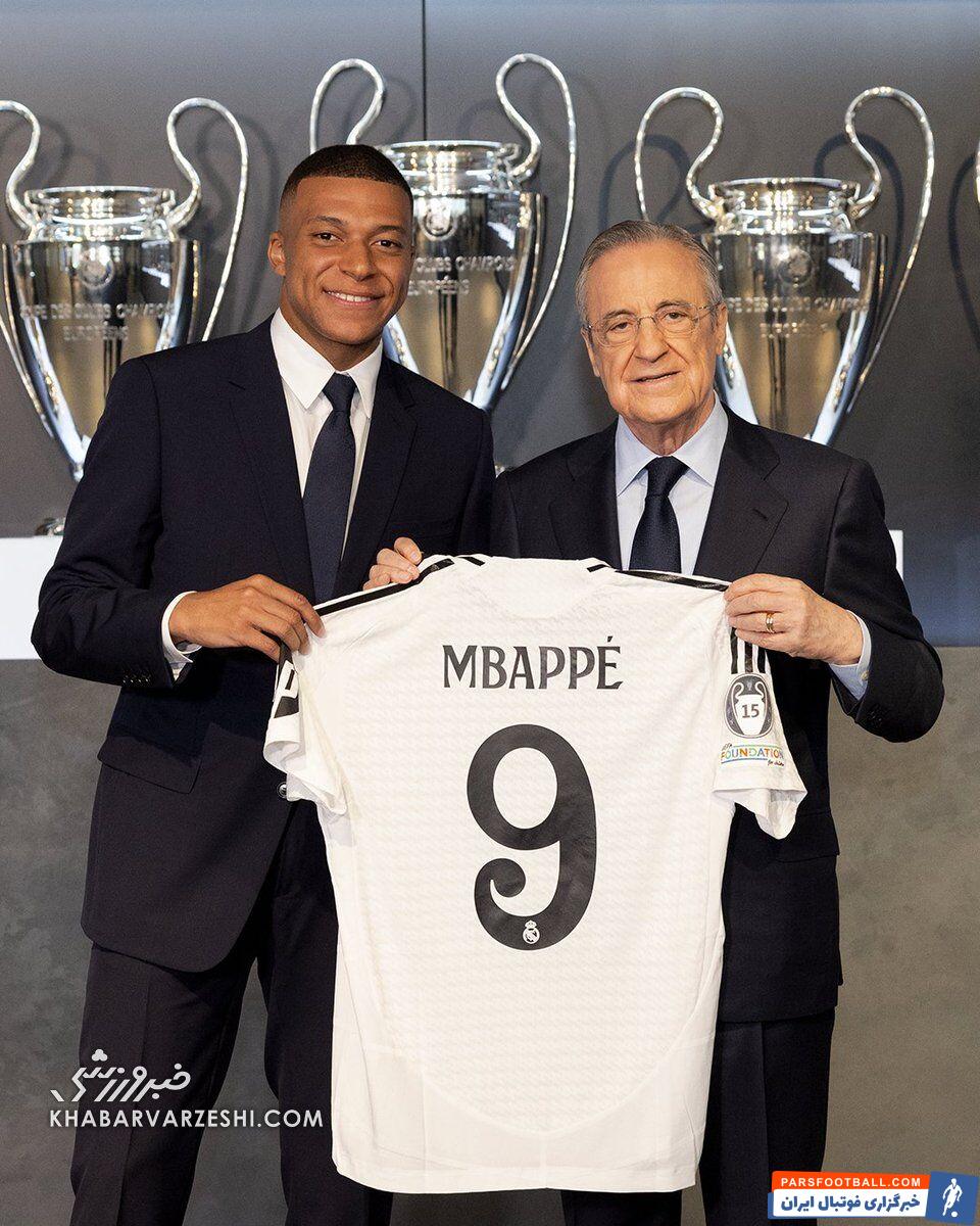 مراسم معارفه کیلیان امباپه به‌عنوان ستاره جدید رئال‌مادرید/ از حضور زیدان تا اشک‌های مادر؛ آغاز دوران تاریخی KM9 +تصاویر