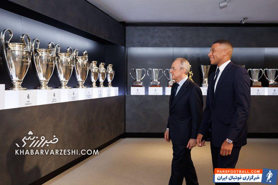 مراسم معارفه کیلیان امباپه در رئال‌مادرید