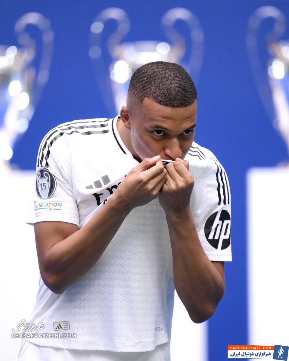 مراسم معارفه کیلیان امباپه در رئال‌مادرید