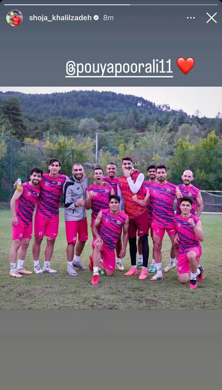 تراکتور ؛ شجاع خلیل زاده پیام جدیدی در صفحه خود منتشر کرد