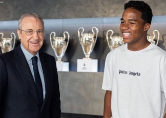 اندریک با شماره 16 در ترکیب رئال مادرید