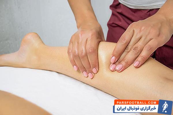 ماساژ درمانی برای رفع گرفتگی ساق پا بعد از ورزش