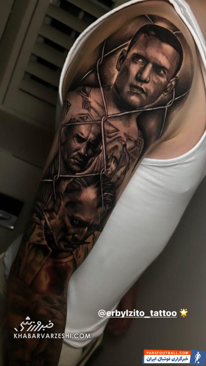 تصاویر| ستاره منچستریونایتد در محل فیلمبرداری سریال فرار از زندان