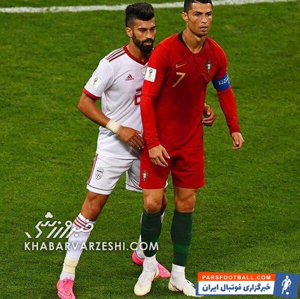 وقتی یک استقلالی سر به سر رونالدو می‌گذارد +عکس