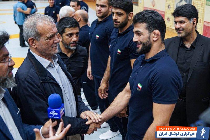 عکس | ملاقات ویژه پزشکیان و یزدانی پیش از المپیک پاریس