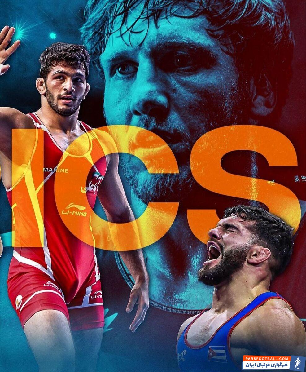 رونمایی از پوستر ویژه اتحادیه جهانی کشتی با حضور حسن یزدانی