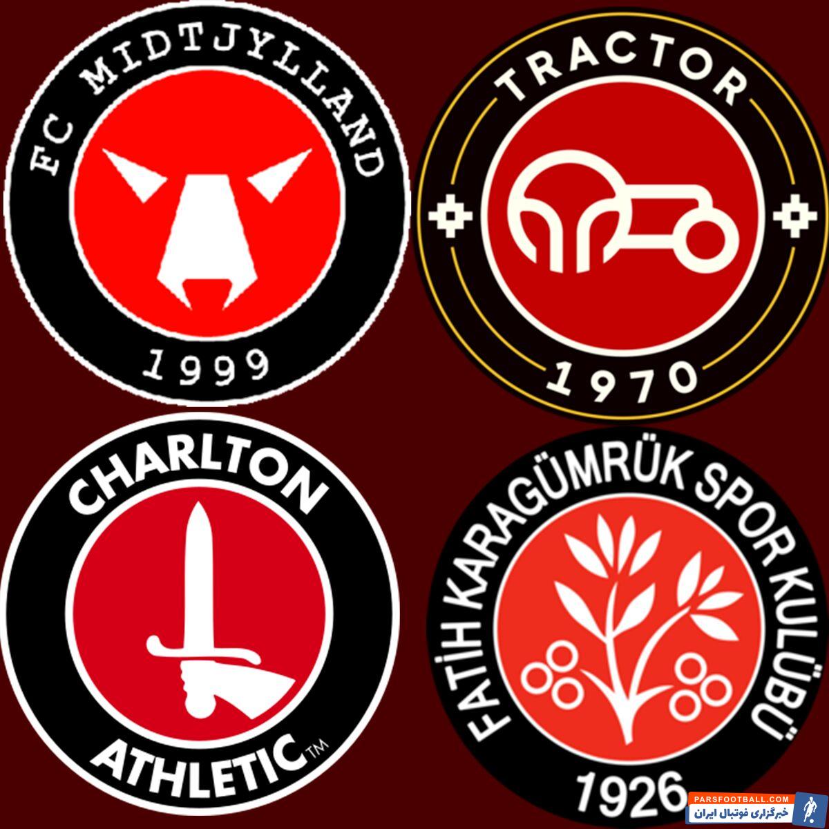 عکس| شباهت جالب لوگوی جدید تراکتور به لوگوی چند تیم اروپایی