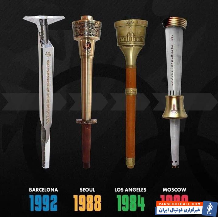 تغییرات مشعل در ۱۵ دوره اخیر بازی های المپیک