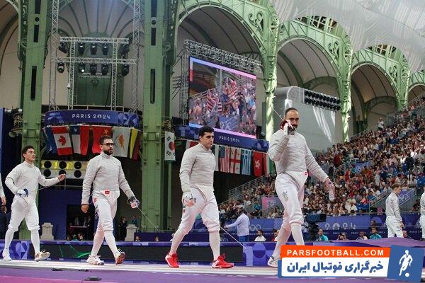 تصاویری از شادی ملی پوشان شمشیربازی پس از پیروزی برابر آمریکا