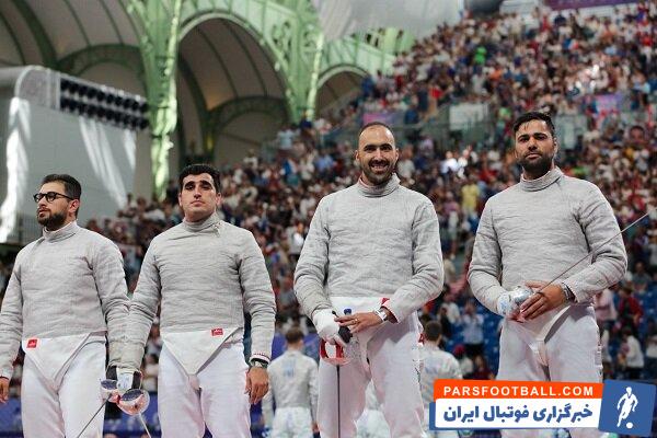 تصاویری از شادی ملی پوشان شمشیربازی پس از پیروزی برابر آمریکا