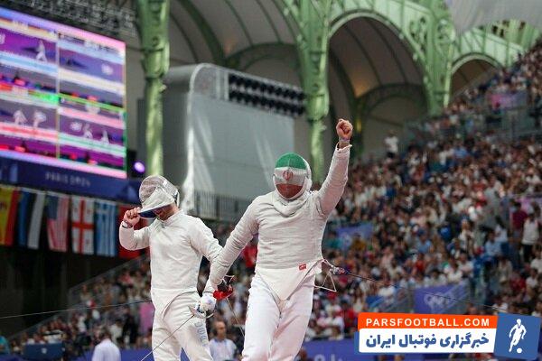 تصاویری از شادی ملی پوشان شمشیربازی پس از پیروزی برابر آمریکا