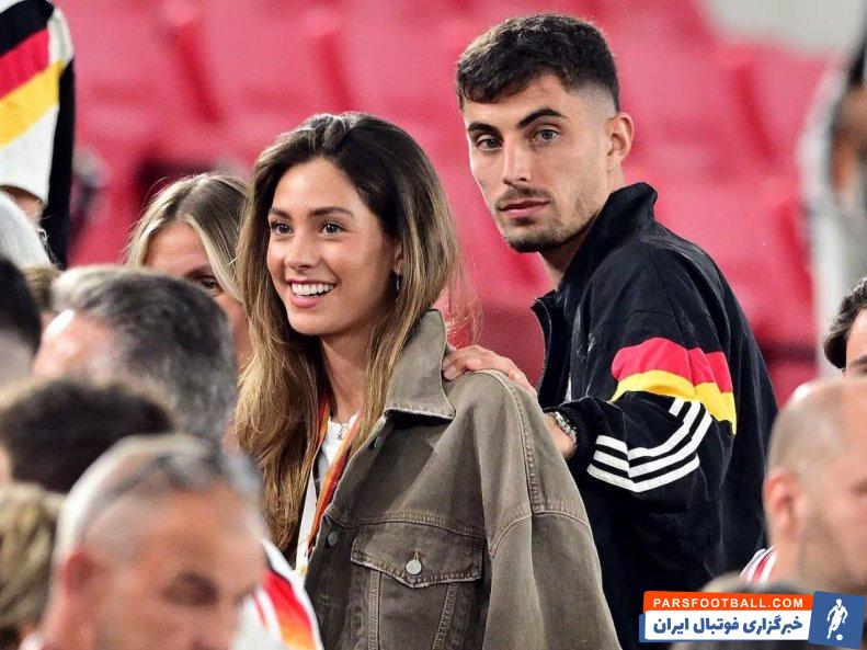 هاورتز ؛ کای هاورتز با سوفیا وبر ازداوج کرد