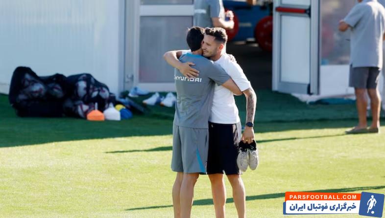 وداع اشک بار سائول نیگز با هم تیم هایش در اتلتیکومادرید