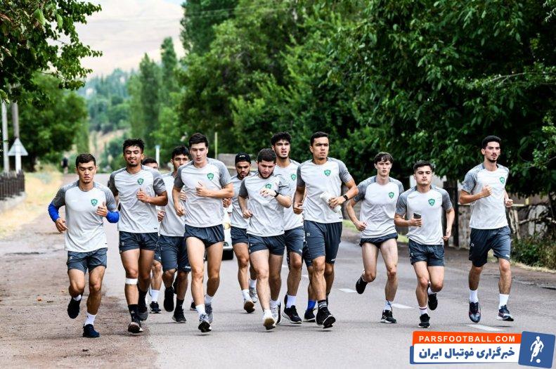 ازبکستان ؛ تمرینات تیم المپیک ازبکستان به همراه اورونوف در منطقه کوهستانی 