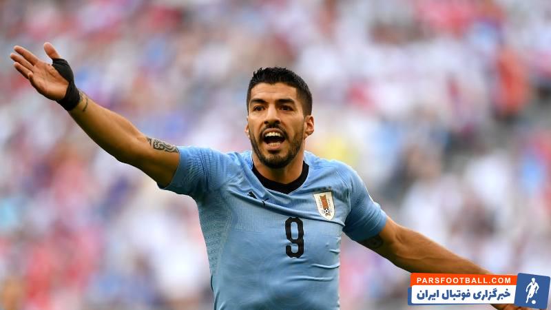 کلمبیا ؛ درگیری سوارز با میگل بورخا در پایان دیدار اروگوئه برابر کلمبیا