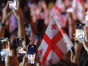 گرجستان ؛ استقبال پرشور مردم گرجستان از تیم ملی فوتبال کشورشان پس از حذف از یورو