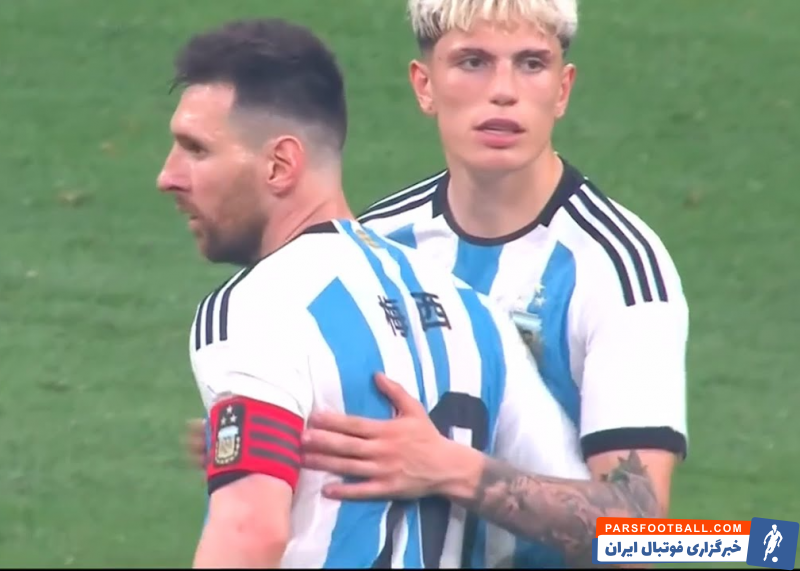 گارناچو ؛ ابراز ارادت آلخاندرو گارناچو به مسی پس از بهترین خواندن رونالدو