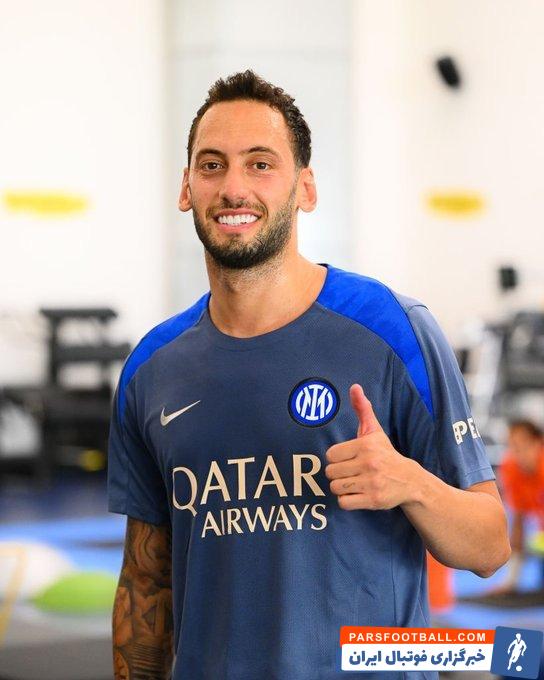 اینتر ؛ بازگشت هاکان چالهان‌اوغلو و یان زومر به تمرین اینتر 