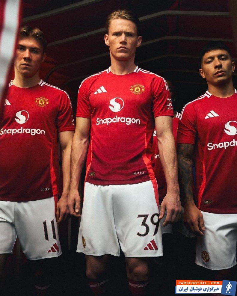 انگلیس ؛ رونمایی منچستریونایتد از طرح پیراهن فصل 2024/2025