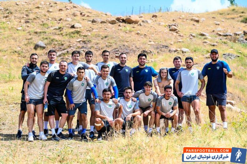 ازبکستان ؛ تمرینات تیم المپیک ازبکستان به همراه اورونوف در منطقه کوهستانی