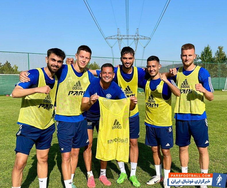 قربانی ؛ محمد قربانی در تمرینات پیش فصل تیم اورنبورگ