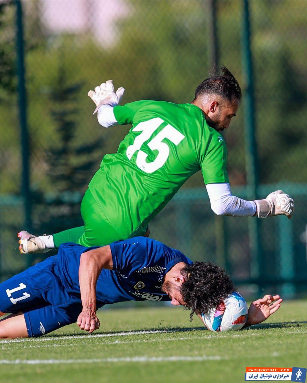 سپاهان رضا اسدی و جواد آقایی‌پور با انگیزه‌های زیادی در تمرین سپاهان؛ 
