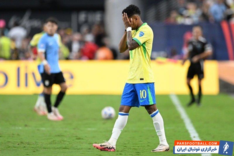 برزیل ؛ حذف برزیل از کوپا 2024 با شکست برابر اروگوئه در ضربات پنالتی