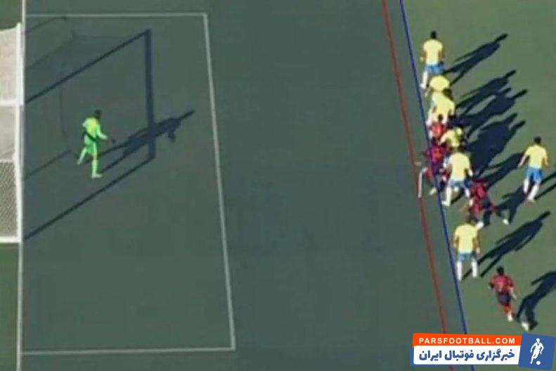 برزیل ؛ گل سالم کلمبیا به برزیل با اشتباه VAR آفساید اعلام شد