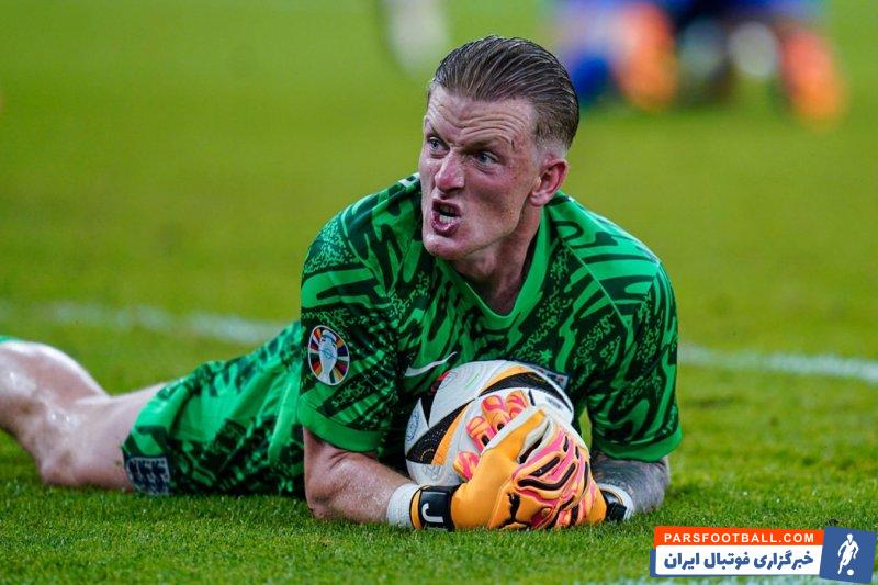 انگلیس ؛ خوشحالی عجیب جوردن پیکفورد، دروازه‌بان تیم ملی انگلیس برابر اسلواکی 