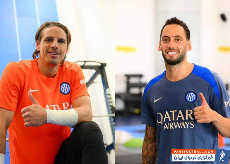 اینتر ؛ بازگشت هاکان چالهاناوغلو و یان زومر به تمرین اینتر
