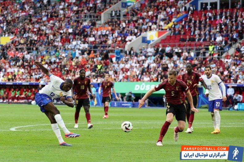 فرانسه ؛ گل به خودی یان فرتونگن در دیدار فرانسه برابر بلژیک 