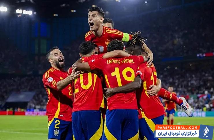 اسپانیا بدون برد در مرحله یک چهارم یورو برابر تیم های میزبان